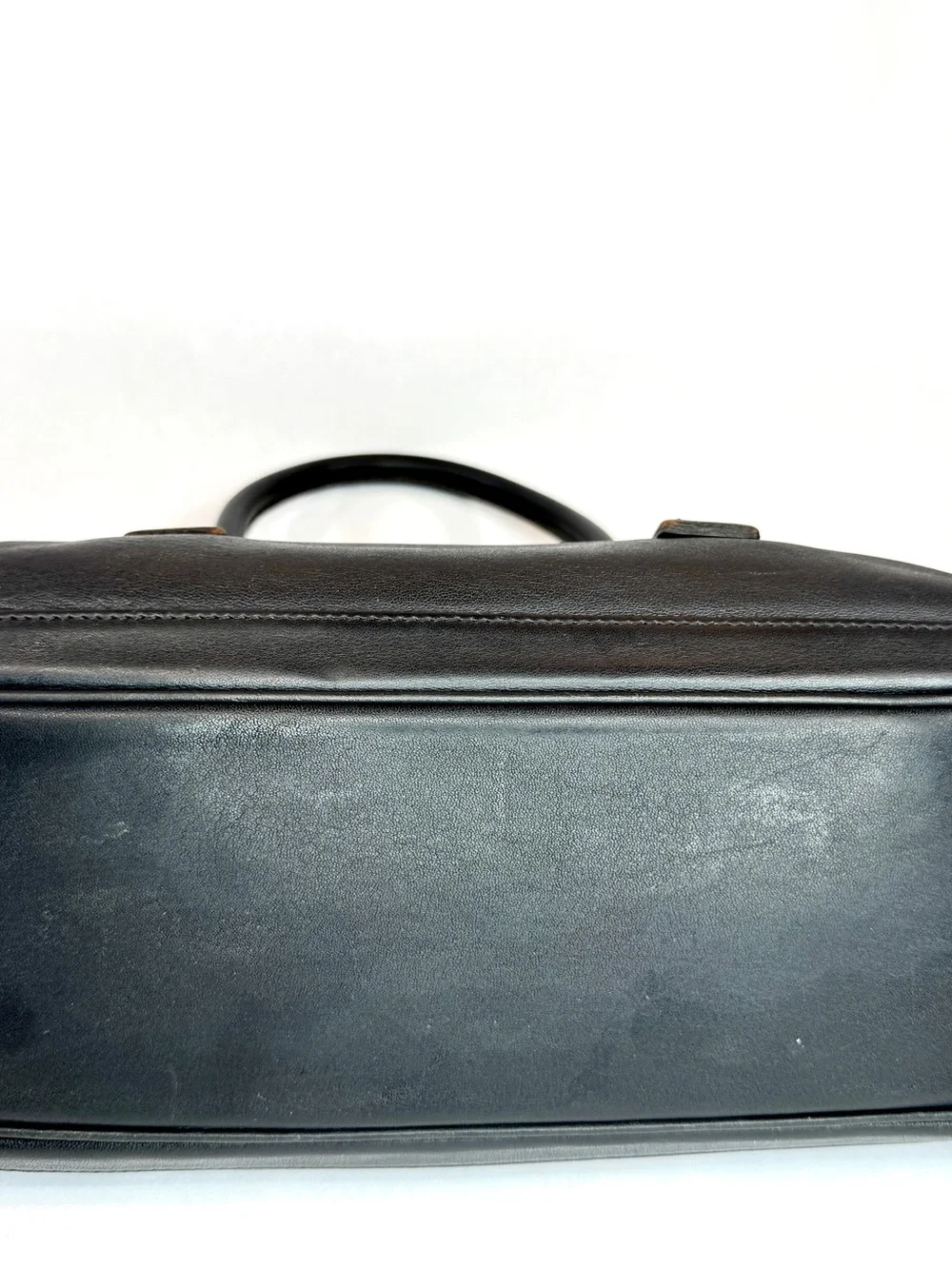 Vintage Coach Bonnie Legacy Satchel Black Glove Tanned Leather Bag 9419 USA
